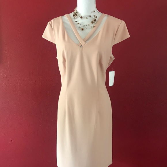 NWT: Peach Connected Apparel dress. Sz. 12 - Picture 5 of 12